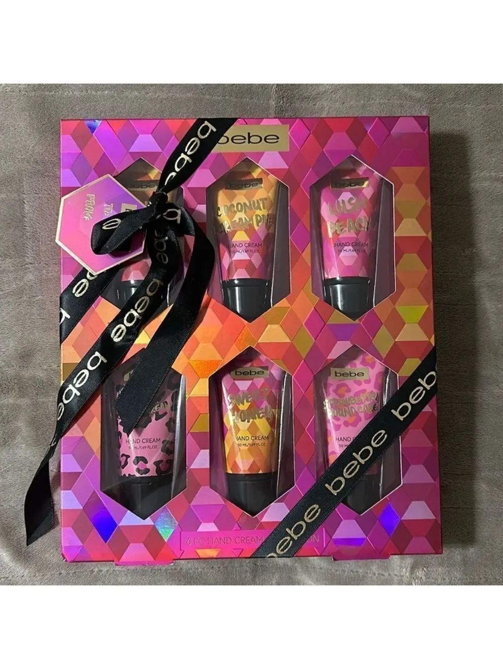 bebe 6 pc Hand Cream Collection Gift Pack for Her